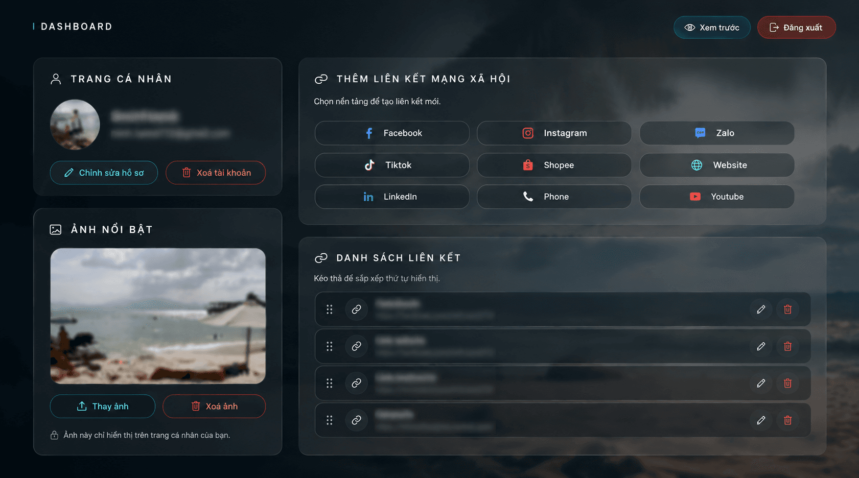 Bio Link Platform